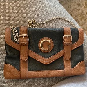 Black/Brown Crossbody Guess bag